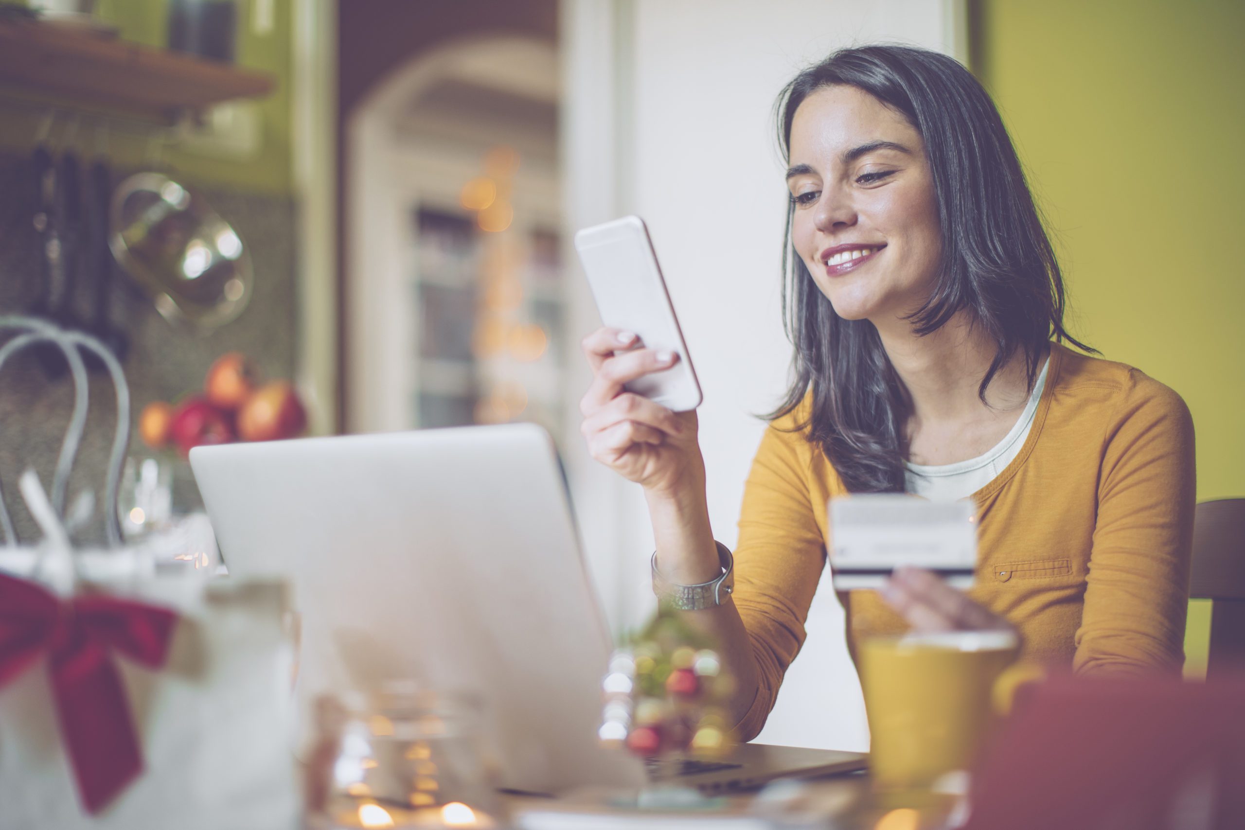 Female Using A Phone