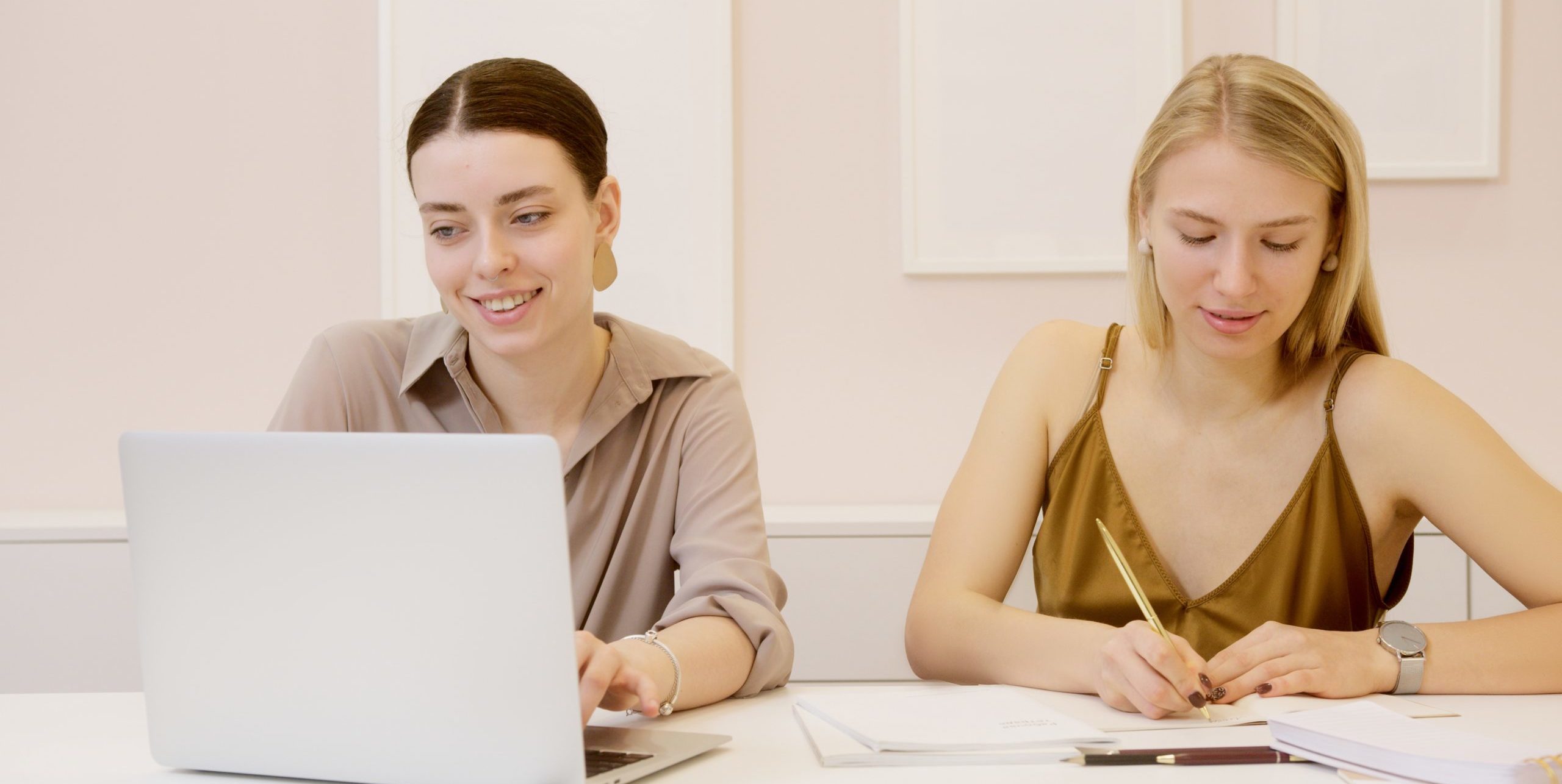 Two Women Working