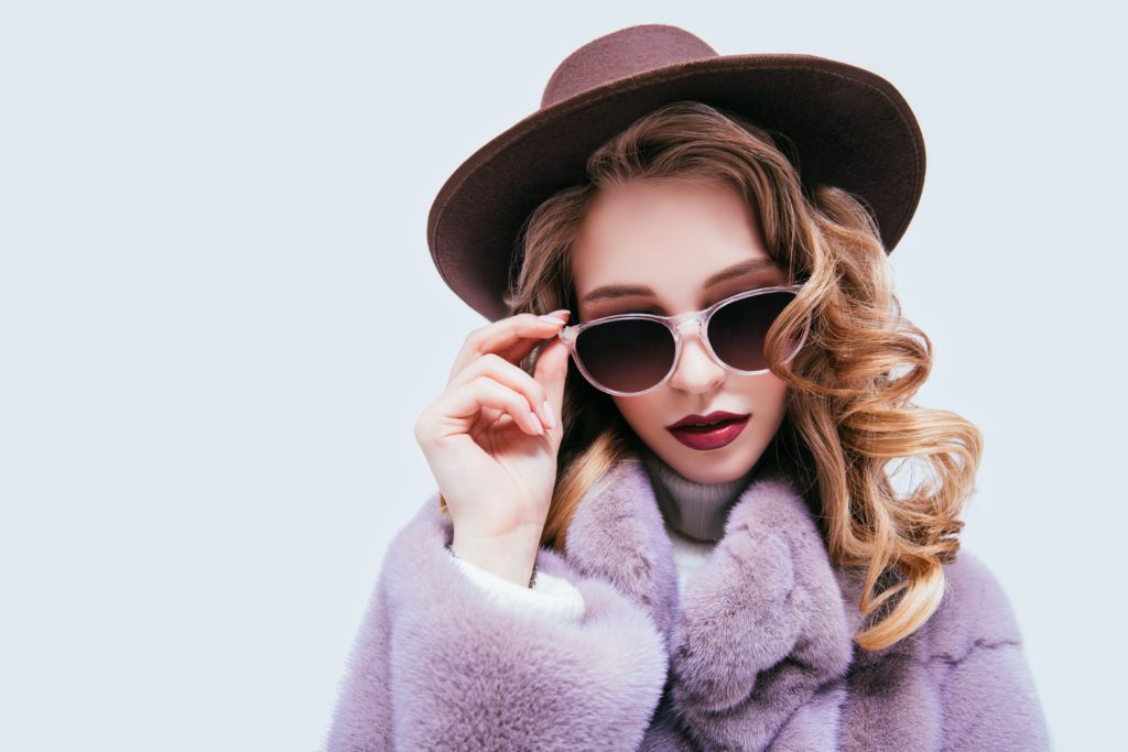Female Wearing Sunglasses