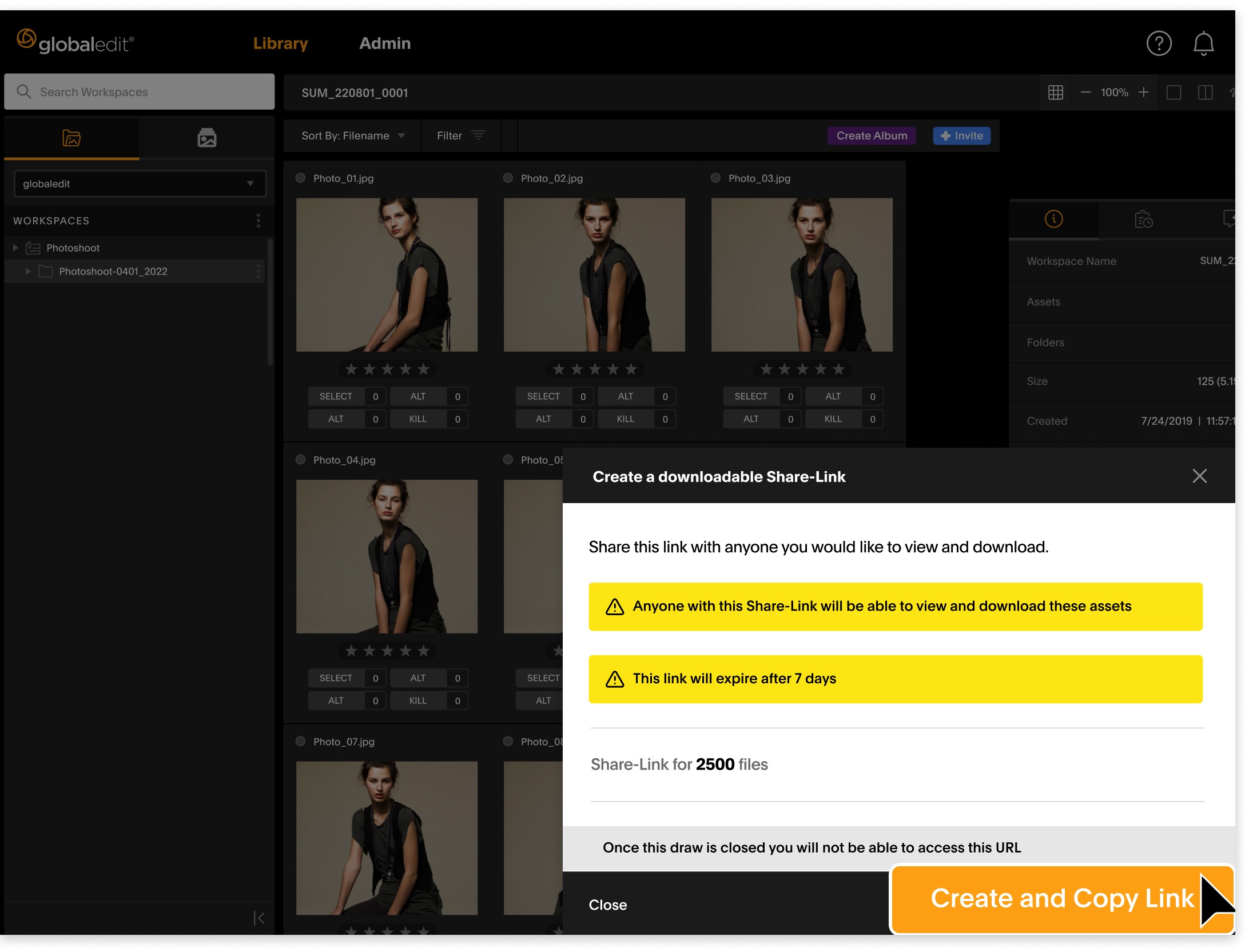 Digital Asset Management, globaledit®